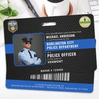 Personalized Police Officer ID Law Enforcement Badge