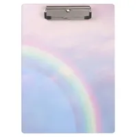 Rainbow of hope - pastel,    clipboard