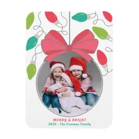 Merry & Bright Christmas Lights Magnet