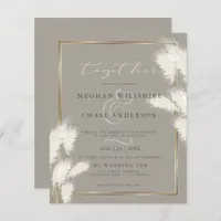 Budget Custom Abby4 Elegant Ivory Pampas Grass