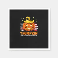 Trumpkin Make Halloween Great Again Funny Pumpkin Napkins