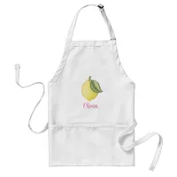 Pink Lemonade Lemon Themed Adult Apron
