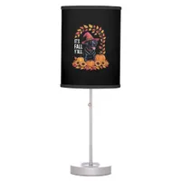 It’s Fall Y’all Halloween Autumn Funny Quote Table Lamp