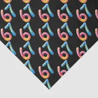 Bright Colors 67 No Meaning Whatsoever Black  Tissue Paper