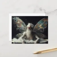 Fairy Old Man Takes a Bubble Bath Postcard