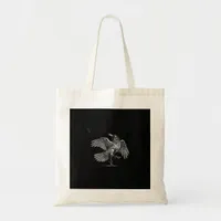 Crow, F-Caw-F Funny Bird Moon Gothic Adult Humor C Tote Bag