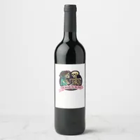 Till Death Do Us Part Valentine Art – Spooky Cute  Wine Label