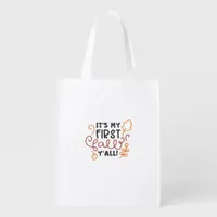 It’s My First Fall Y’all Grocery Bag