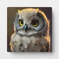 Baby Owl Plaque