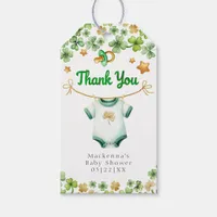Lucky Charm Baby Shower Thank You Gift Tag
