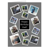 Personalized Photos Happy Birthday Jumbo Card