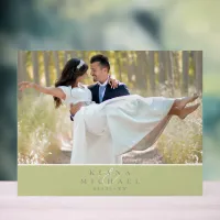 Eucalyptus Color Tones Wedding Photo Green ID901 Acrylic Sign