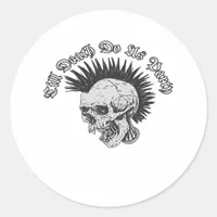 Party Till Death Do Us Party Halloween Classic Round Sticker
