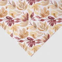 Abstract Botanical Pattern in Warm Autumn Colors Tissue Paper