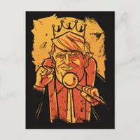 King Trump Postcard