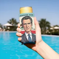 Gavin Newsom for President Political Seltzer Can Cooler