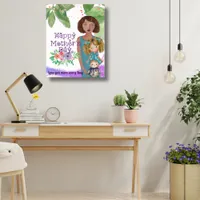 Whimsical Mother with kids | Mother's Day  Poster