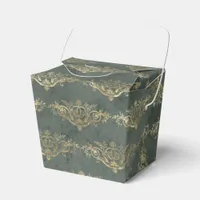 Vintage Damask Favor Boxes