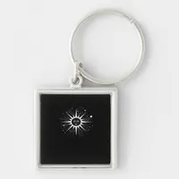 Whimsigoth Night Sky Sun Moon Witchy Classic Hallo Keychain