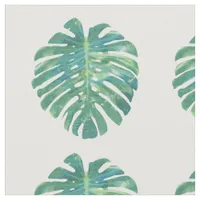 Tropical Botanical Leaf Fabric