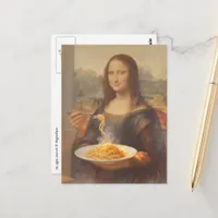 Mona and her Spaghetti Postcard