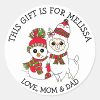 A Gift For Personalized Gift Tags