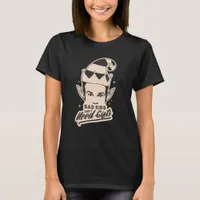 Bad Kids Don't Need Gifts Retro Elf T-Shirt