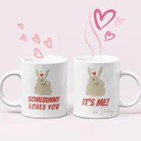 Cute Funny Bunnies Rabbit Pun Love Coffee Mug