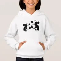 Bessie and Nellie, the Cows Hoodie