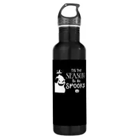 Tis The Season To Spooky Halloween Sarcastic Funny Stainless Steel Water Bottle