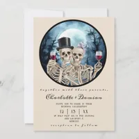 Hallowen Gothic Skulls Tarot The Lovers Wedding