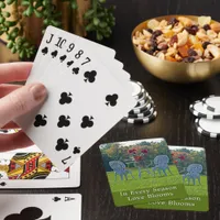 In Every Season Love Blooms Meadow of Love Poker Cards