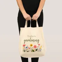 I'd Rather Be Gardening Wildflowers Grocery Tote Bag