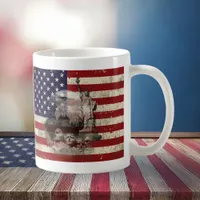 Flag and Symbols of United States ID155 Coffee Mug