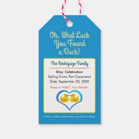 Oh What Luck. Cruising Ducks Pre-Printed Gift Tags