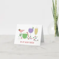 Holiday Christmas Drinks Card