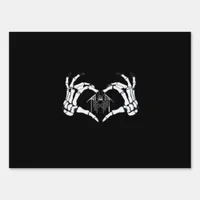 Skeletons Token Heart Hands  Sign