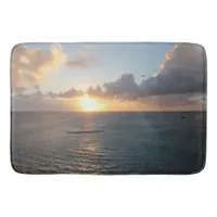 Aruba Scenic Sunset over the Caribbean Sea Bath Mat