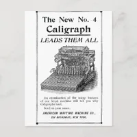 The New No. 4 Caligraph Postcard