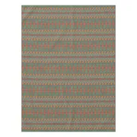 Southwest Sagebrush Green Geometric Design Tablecloth