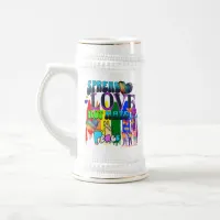 Spread Love Not Hate | LGBTQI+ Pride Beer Stein