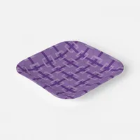 Paper Plate - Interwoven Squares