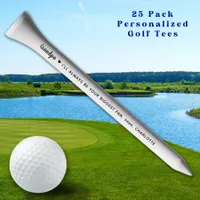 Golfer Biggest Fan - GRANDPA - Cute Personalized  Golf Tees