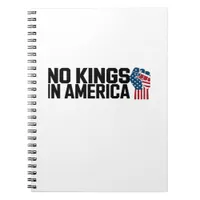 No Kings In America USA Vintage Graphic Notebook