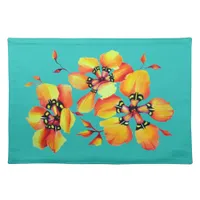 Sparaxis Harlequin Grandiflora Cape Watercolor Placemat