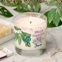 Happy Mother's day Floral & Birds Scented Candle