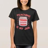 Teaching Is My Jam Personalized Grade Funny School T-Shirt