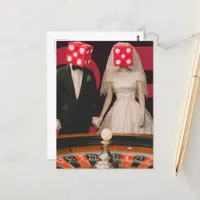 Gamble on Marriage Surreal Postcard