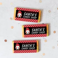 Santa's Candy Shop Candy Bar Wrapper Favor