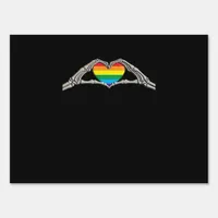 Bone Hands Heart Active Modern Aesthetic Sign